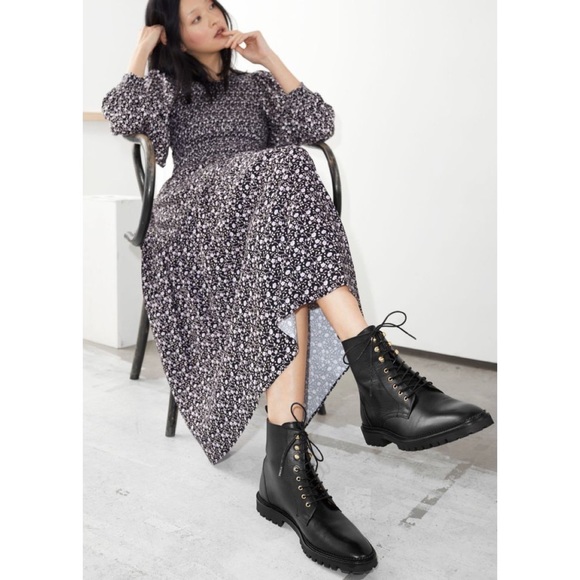 & Other Stories | Lace-up Leather Boots - Picture 11 of 12